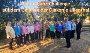 Wir wurden auch nominiert zur Baumpflanzchallenge und haben unsere Aufgabe mit viel Freude erledigt